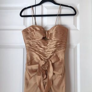 Gold formal gown